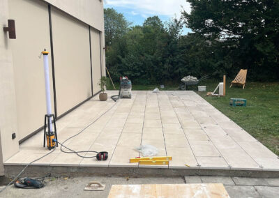 Schee Dahoim von Andre Schmitdtke - Plattten legen auf Terasse